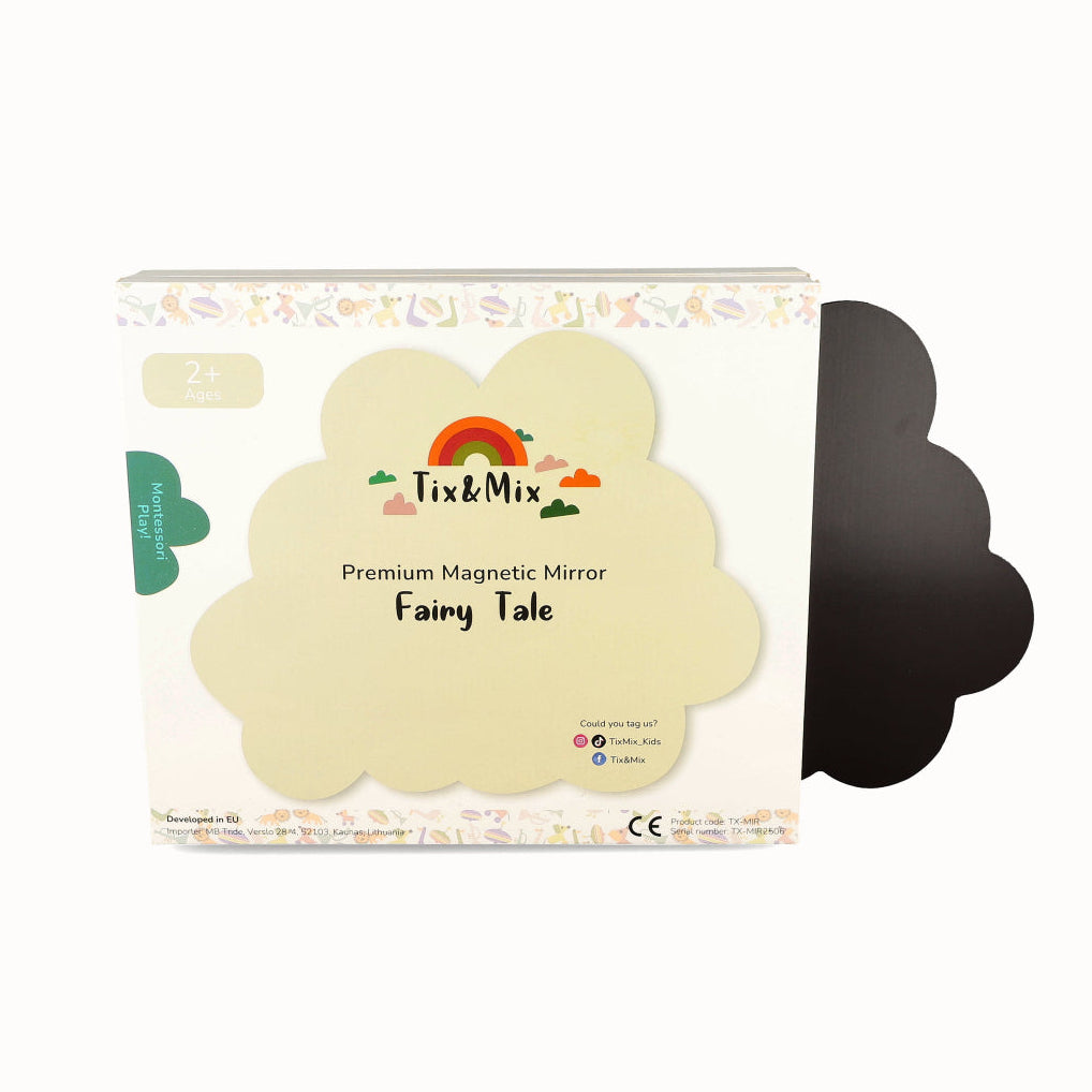 Tixx&Mix Fairy Tale premium magnetic mirror packaging on a white background