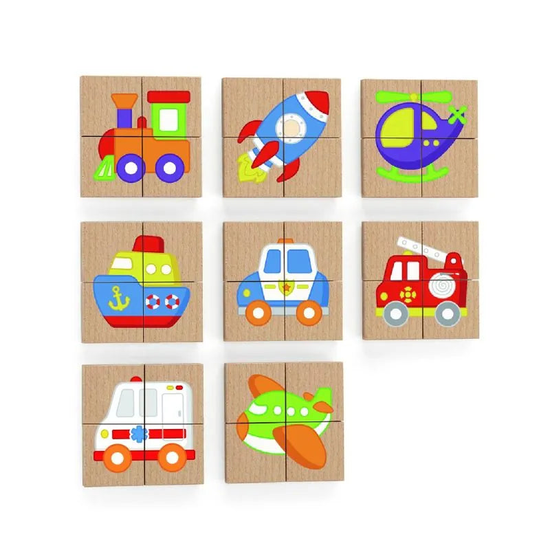 My first puzzle - vehicles (set of 32)