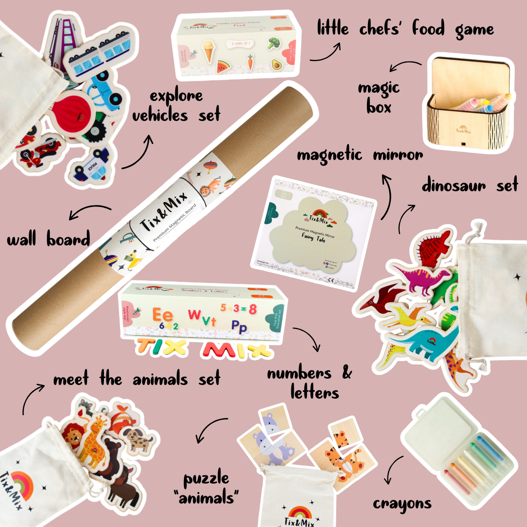 A collection of ten items included on Tix&Mix mega bundle.