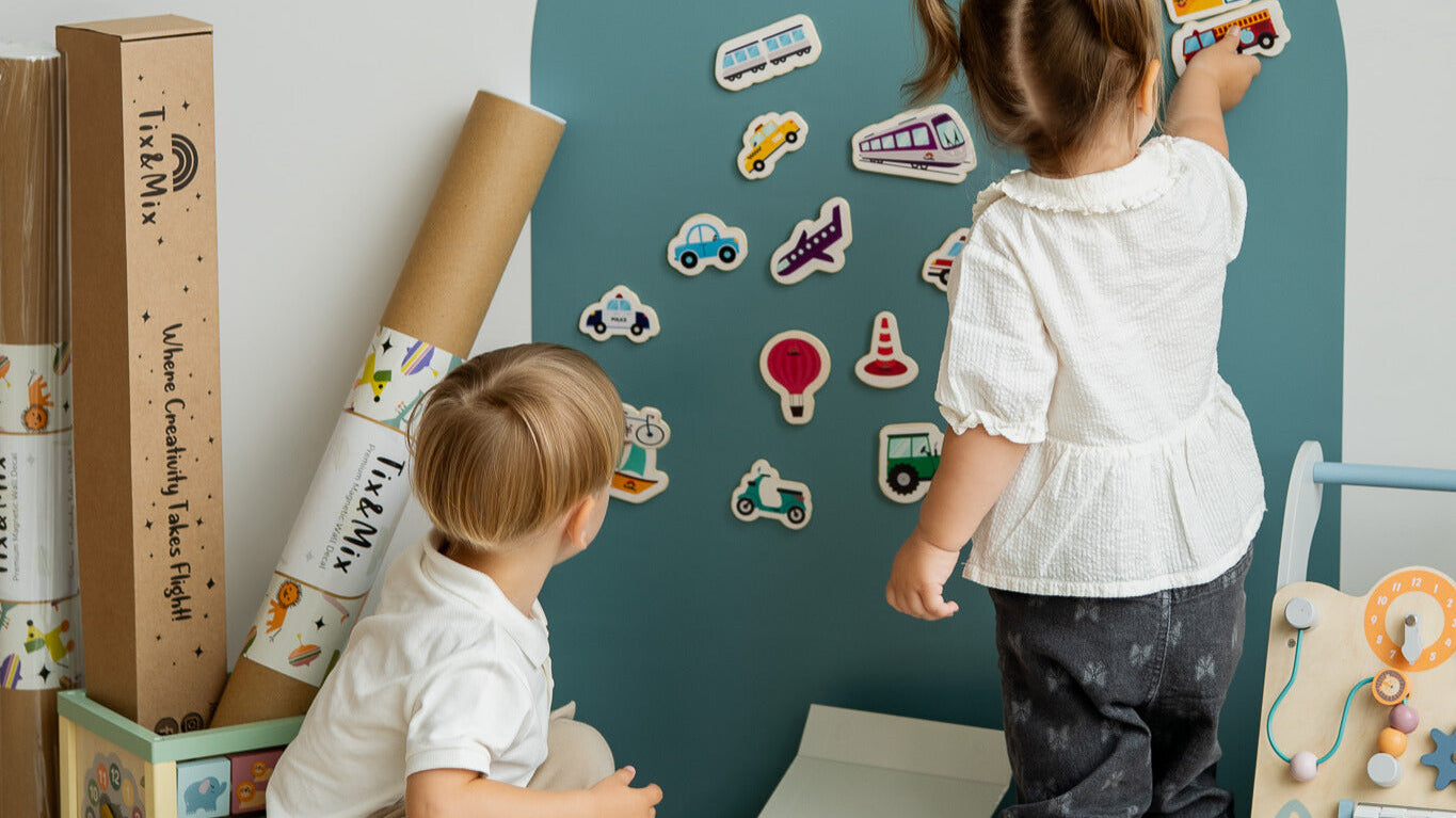 Vehicle Magnet Activities for Toddlers and Preschoolers