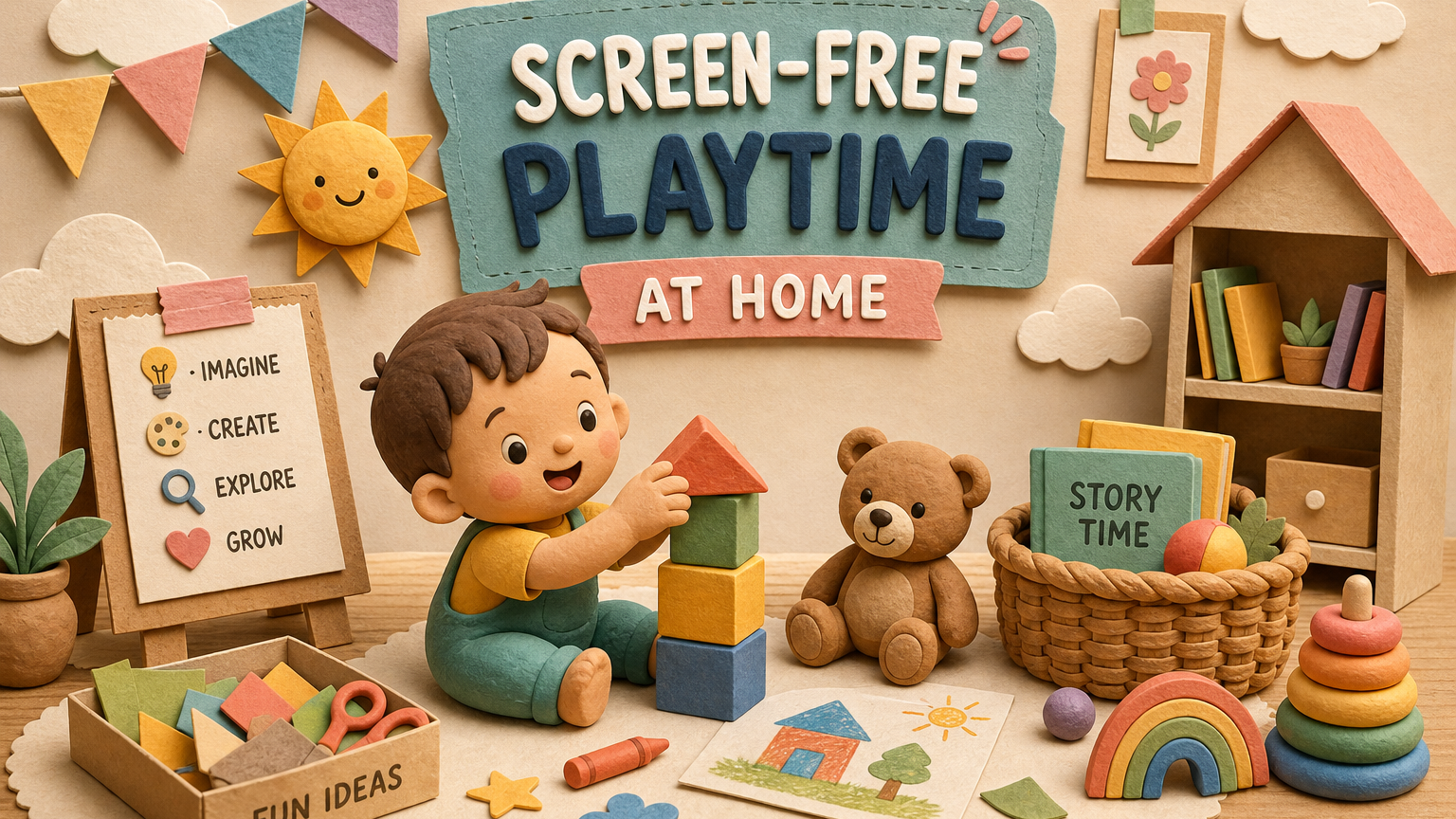 Best Screen-Free Activities for Toddlers at Home: A Parents' Guide