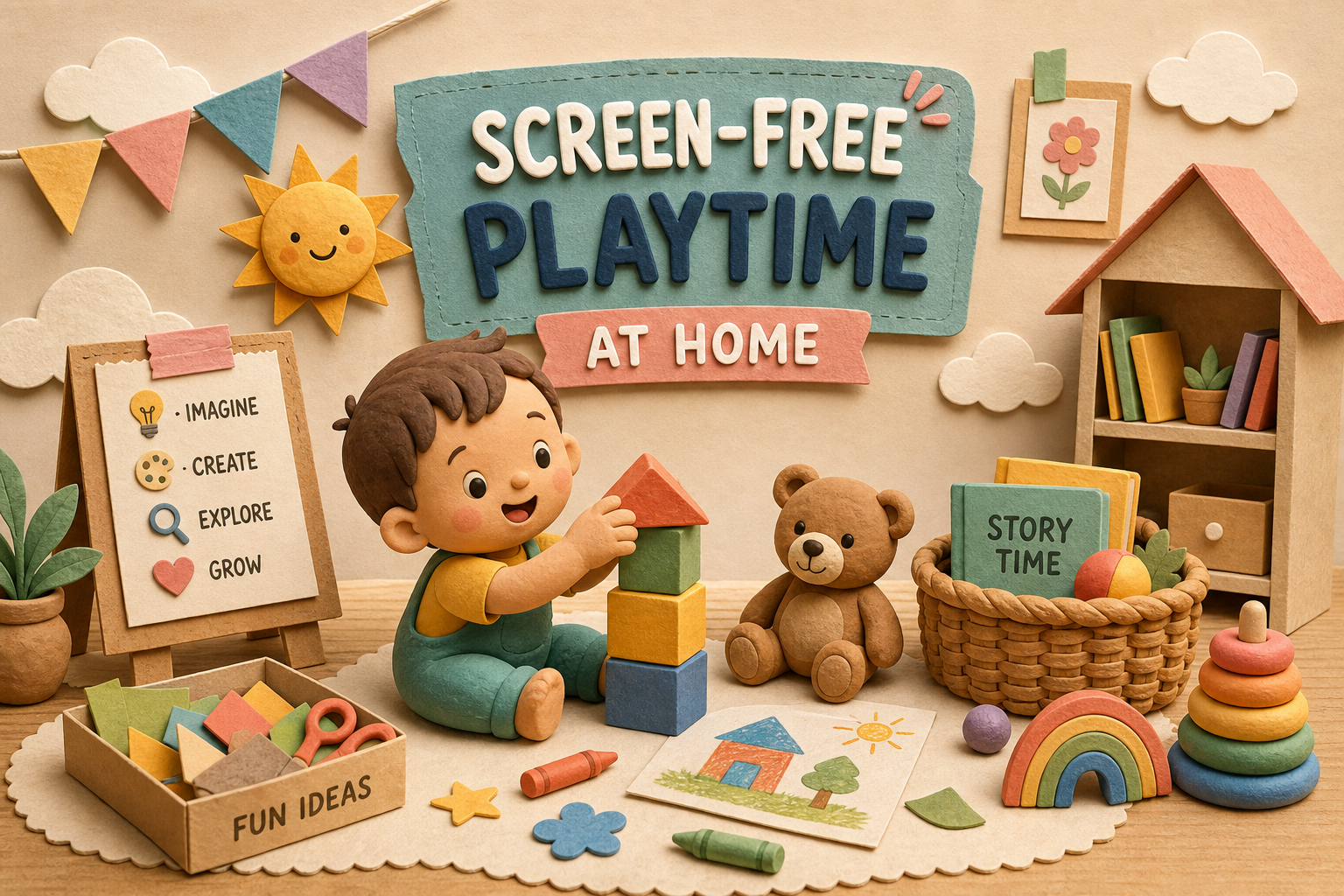 Best Screen-Free Activities for Toddlers at Home: A Parents' Guide