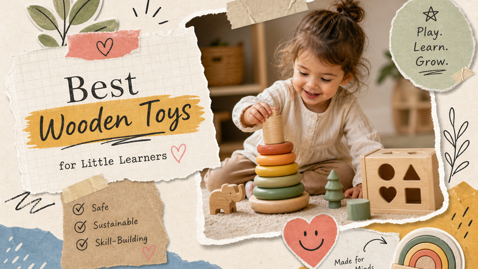 Best Wooden Montessori Toys for Toddlers at Home