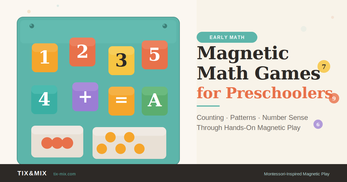 Magnetic Math Games for Preschoolers: Learning Made Easy