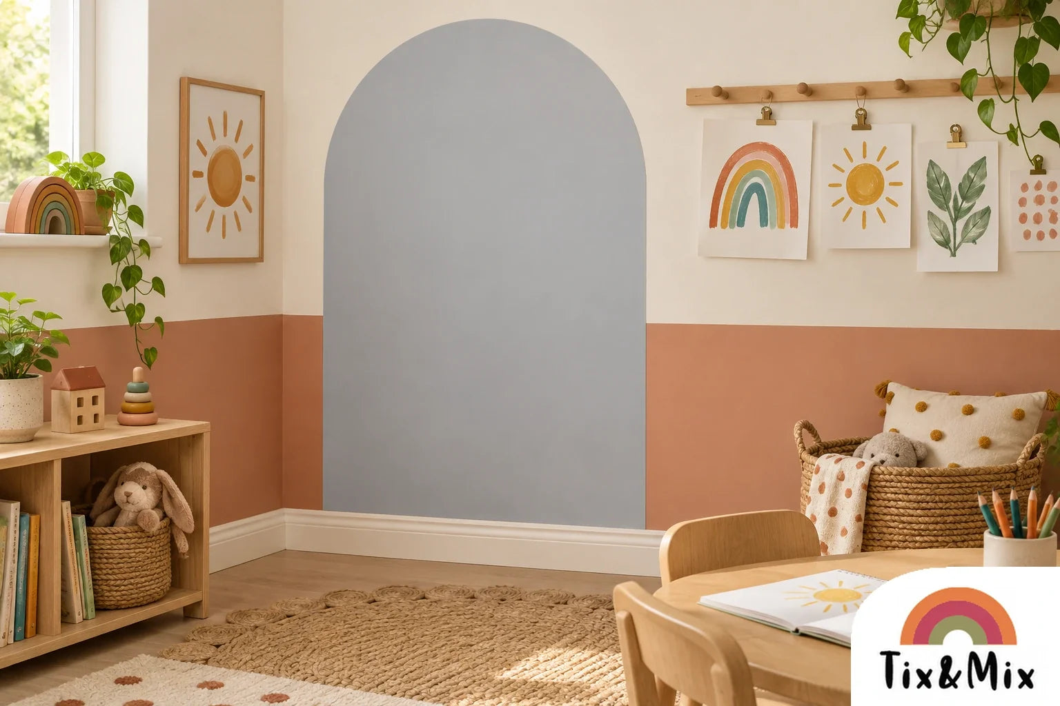 15 Playroom Wall Ideas for Kids' Learning & Creativity