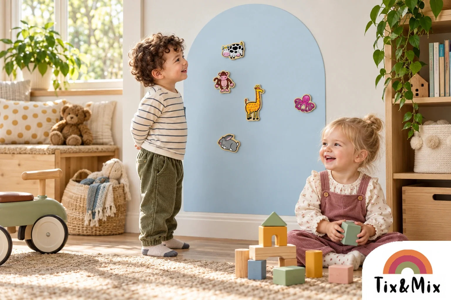 Keep Toddlers Busy at Home: 10 Magnetic Play Ideas