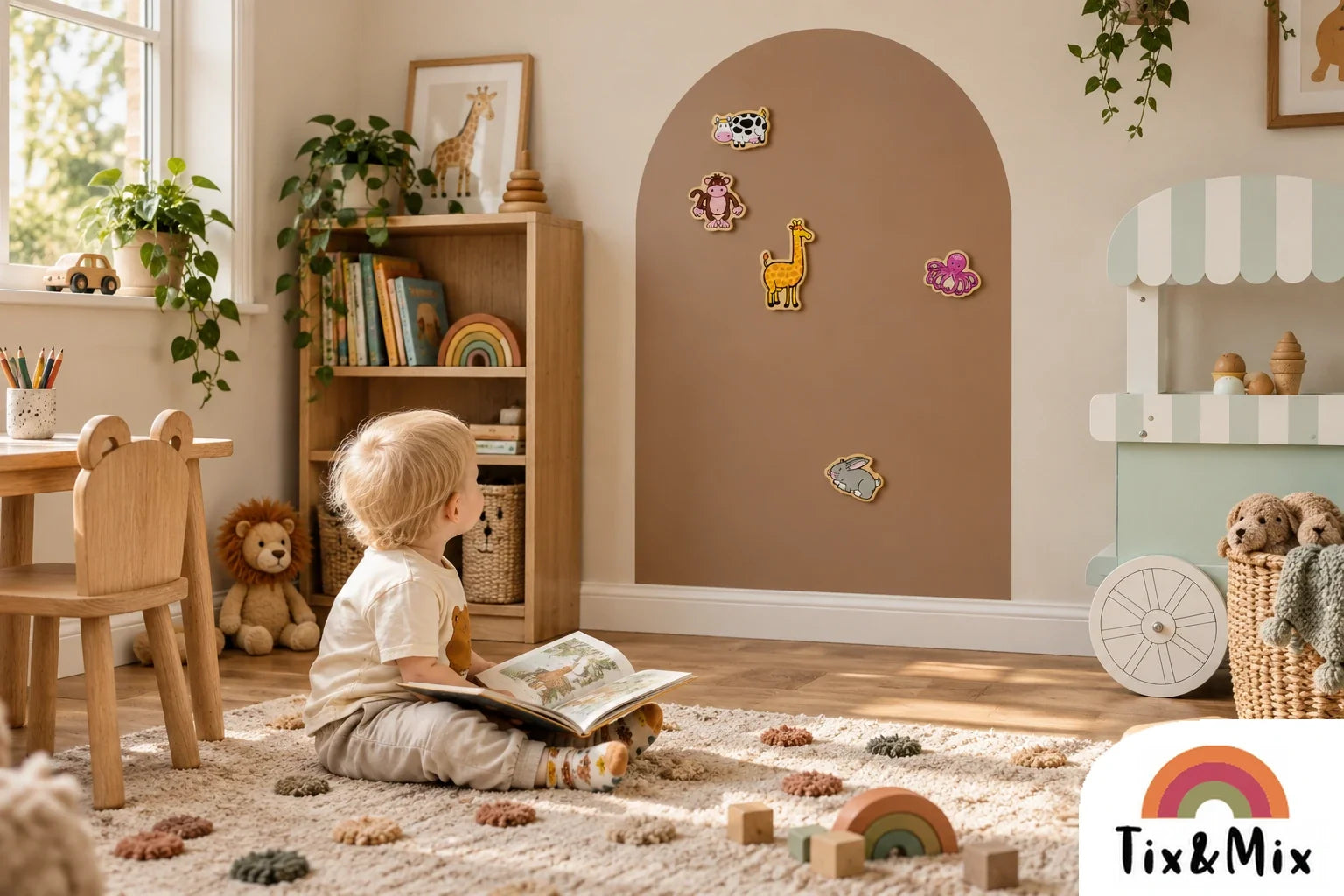 Transform Your Child's Playroom with Magnetic Wall Decals for Kids