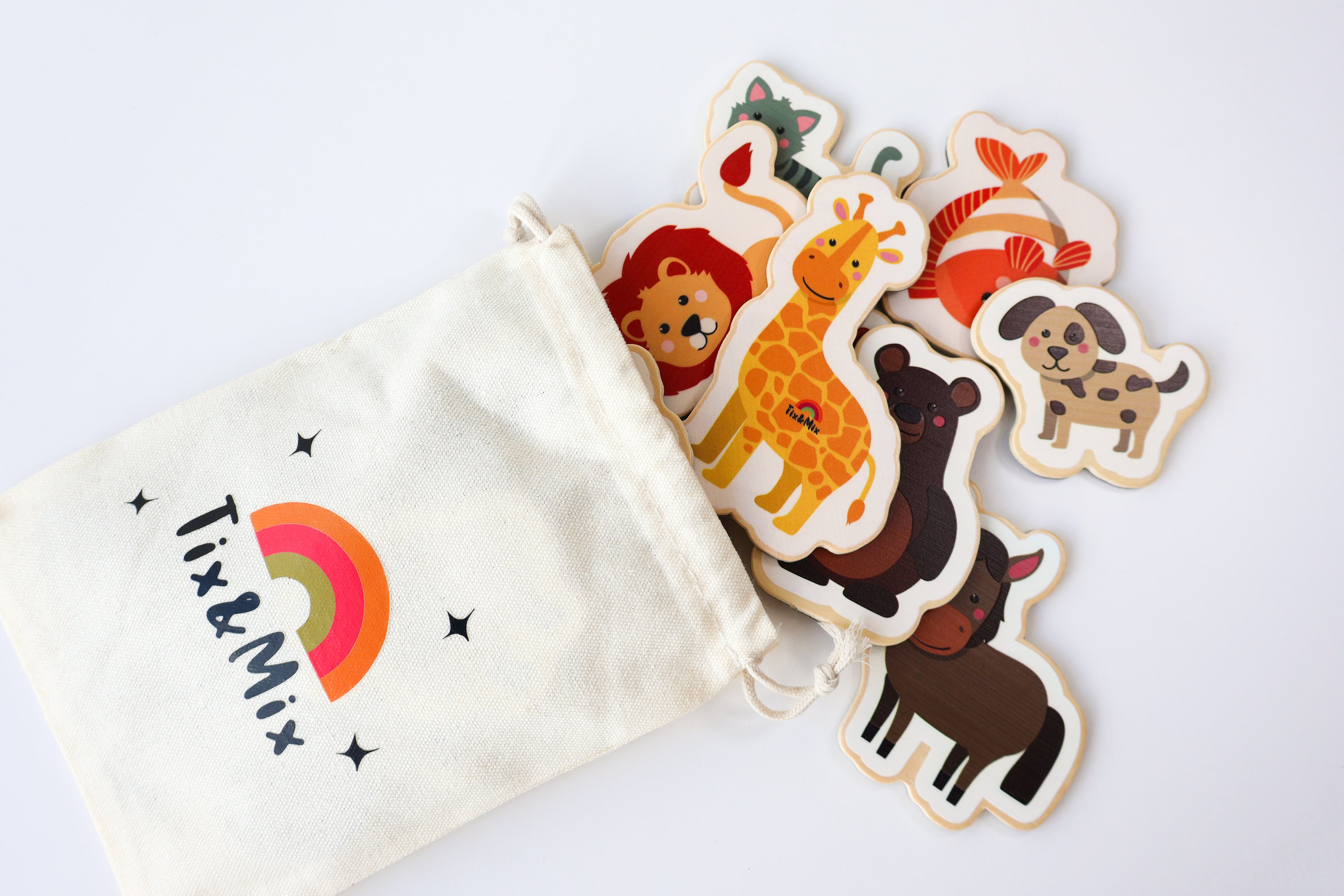 Wooden Magnets Collection