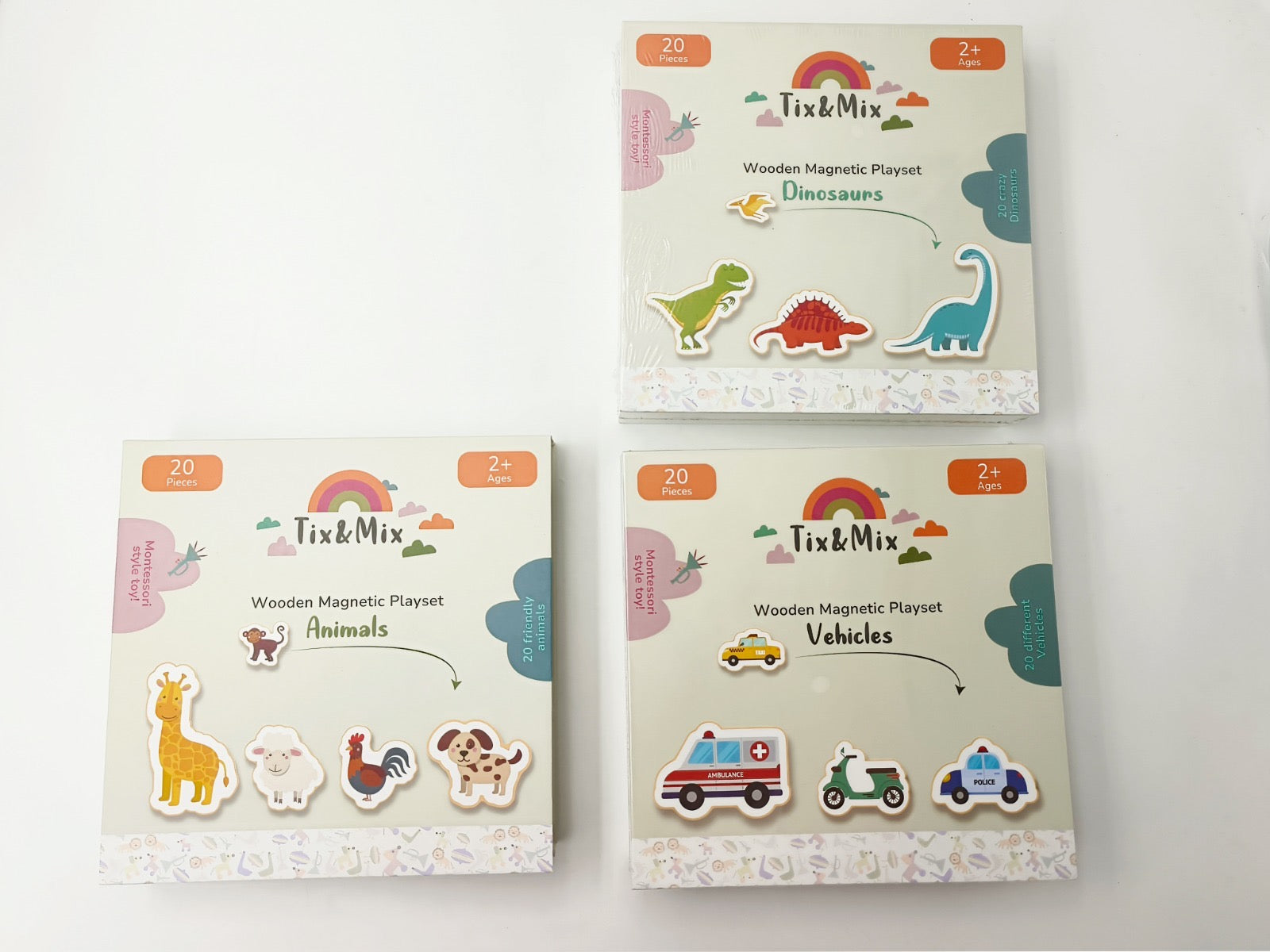 Explore Vehicles Tix&Mix (set of 20)