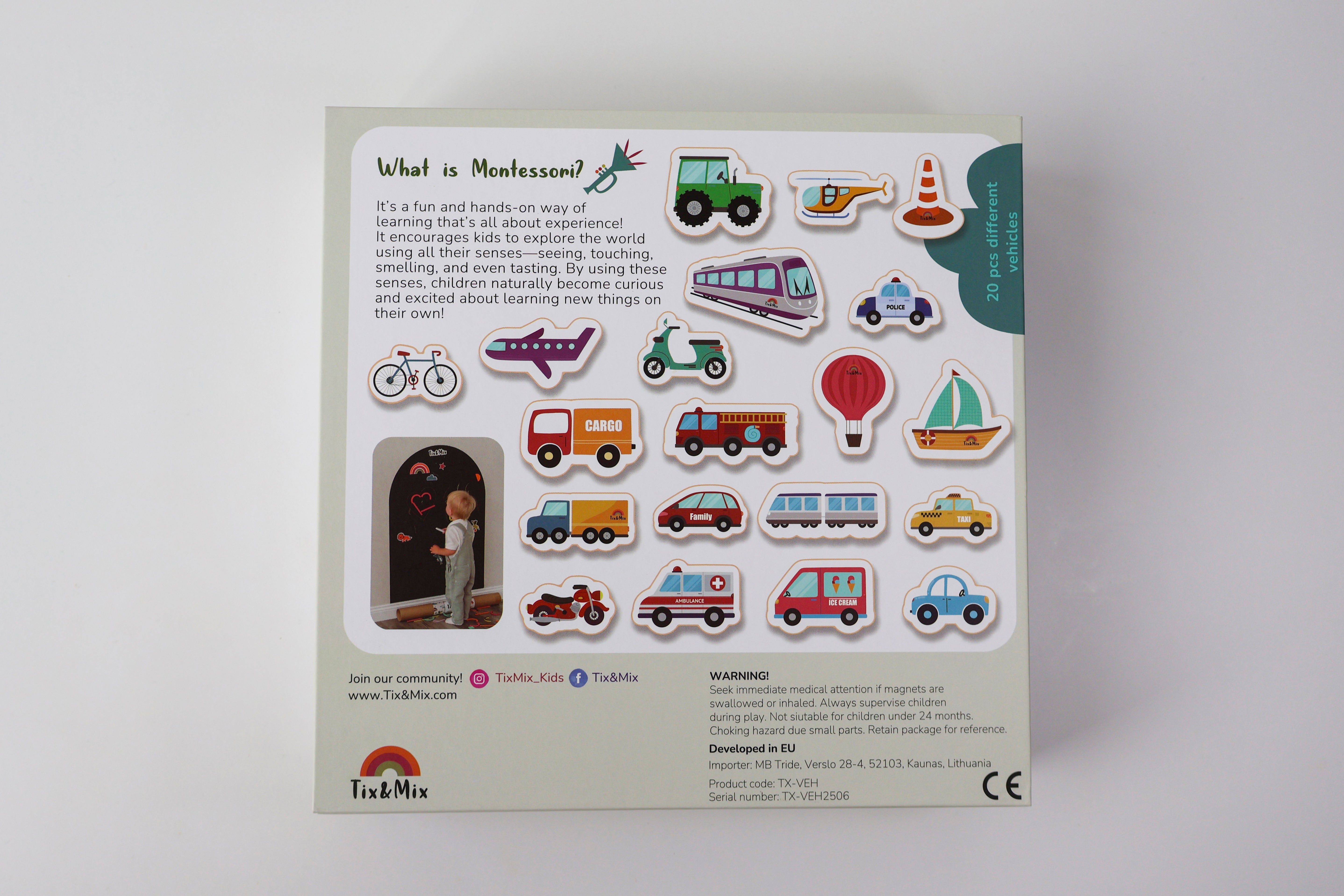 Explore Vehicles Tix&Mix (set of 20)