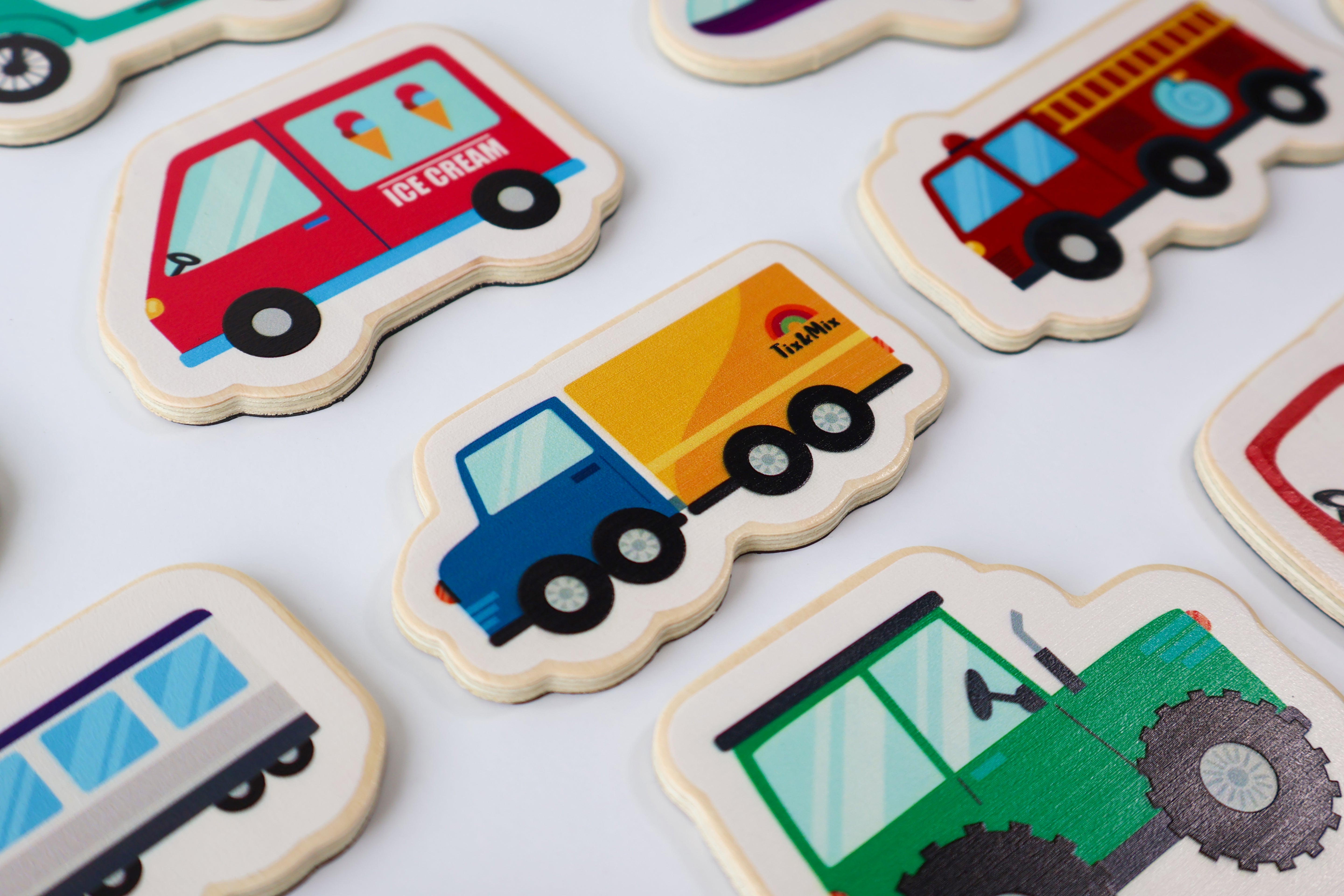 Explore Vehicles Tix&Mix (set of 20)