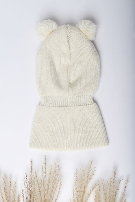 Merino wool hat & neckwarmer Snowflake