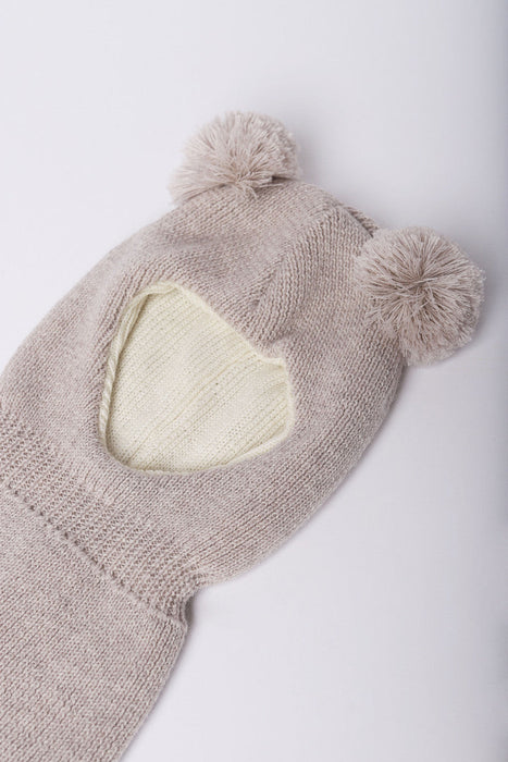 Merino wool hat & neckwarmer Cloud Whisper