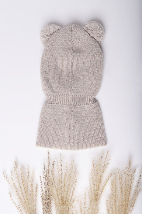 Merino wool hat & neckwarmer Cloud Whisper