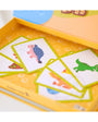 A close-up photo of Tix&Mix magnetic dinosaur toy set.