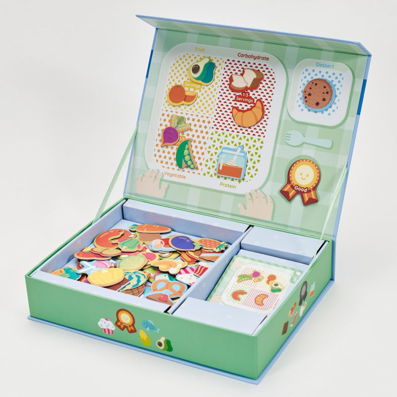 A product photo of Tix&Mix food discovery set packed on a  light green box.