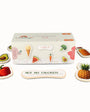A box of Tix&Mix Little Chef Food Game Set perfect for magnetic wall decals.