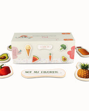 A product display of Tix&Mix magnetic food packaging box on a white background.