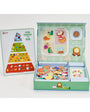 A product photo of Tix&Mix magnetic food discovery set for kids.