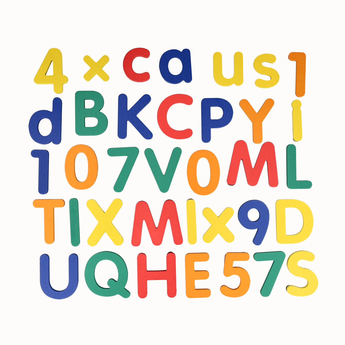 A product collection of Tix&Mix magnetic numbers and letters toys for kids.