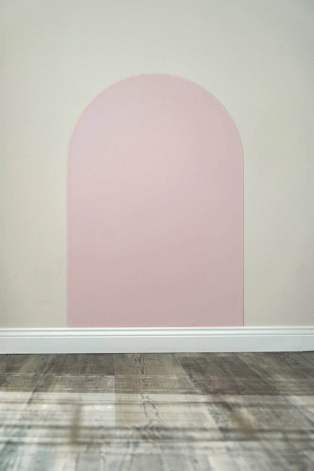 A product showcase of Tix&Mix pink magnetic wall decal on a clean wall.