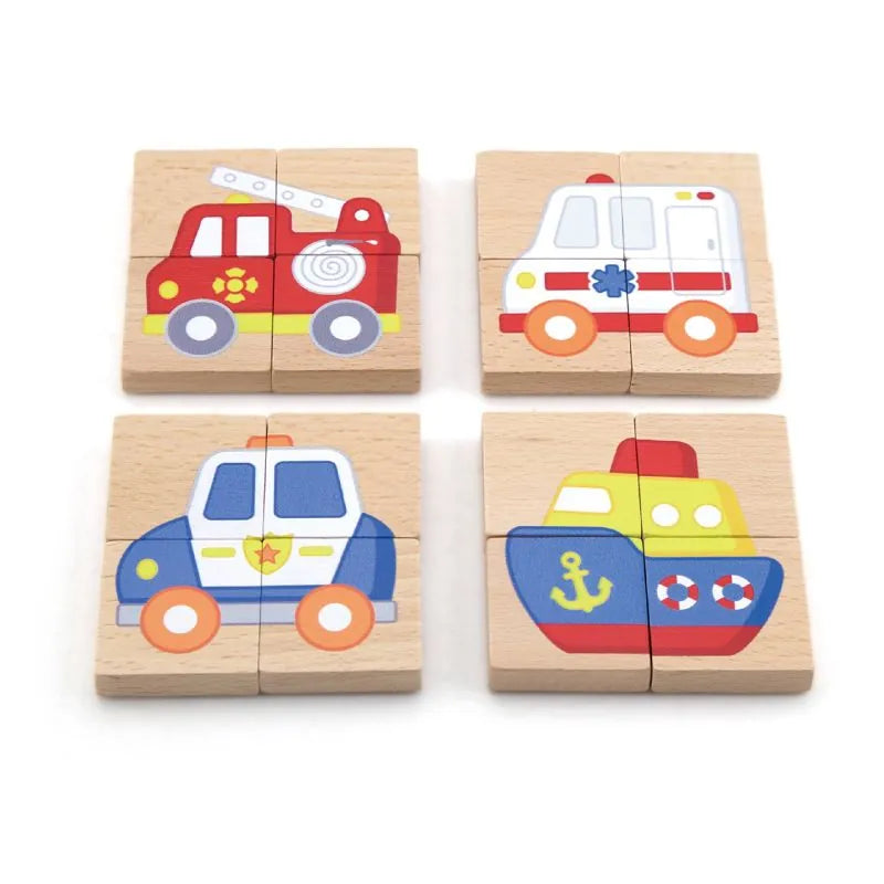 My first puzzle - vehicles (set of 32)