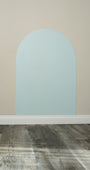 A Tix&Mix cyan blue magnetic wall decal secured on a clean wall.