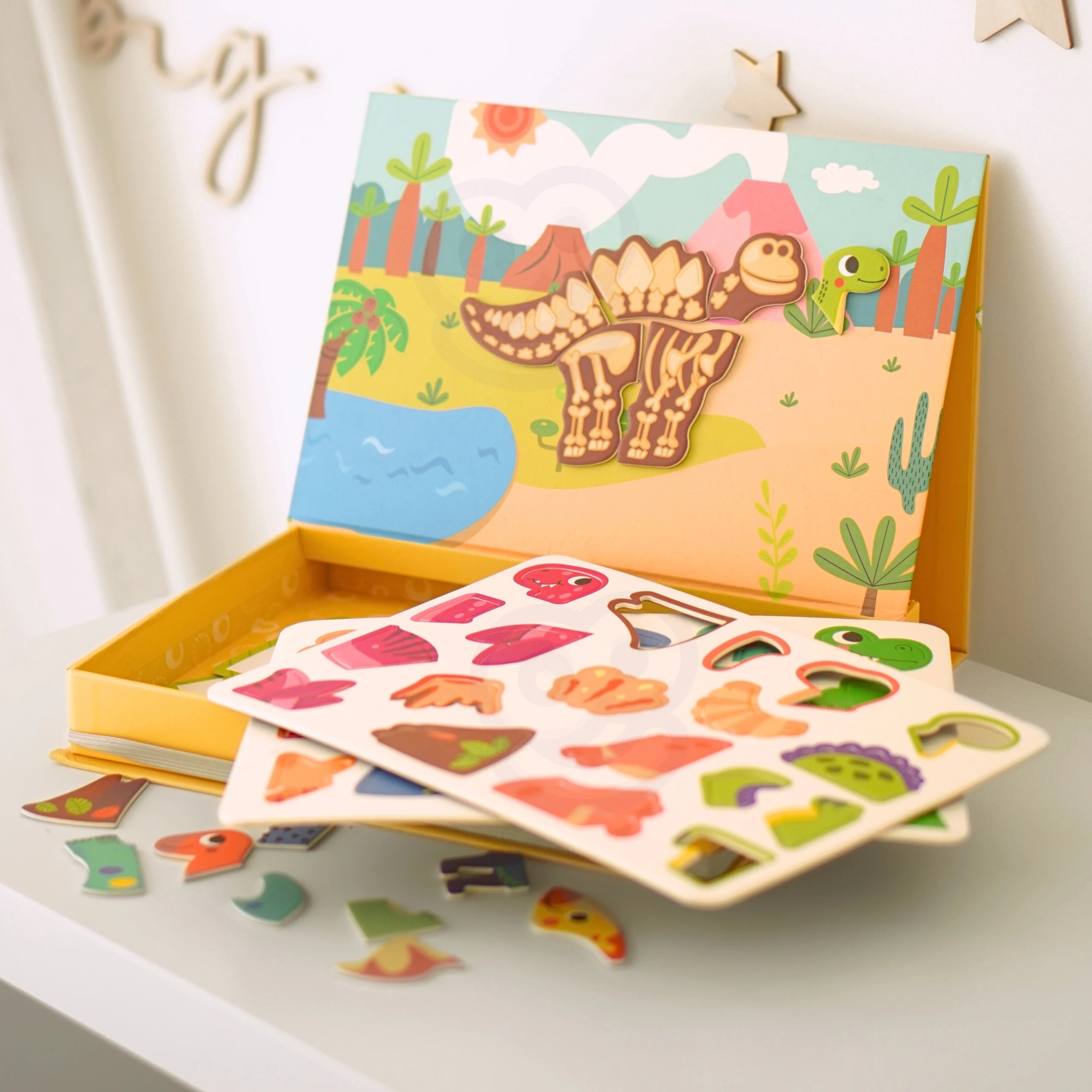 A product display of Tix&Mix magnetic farm discovery set perfect for kids and toddler.