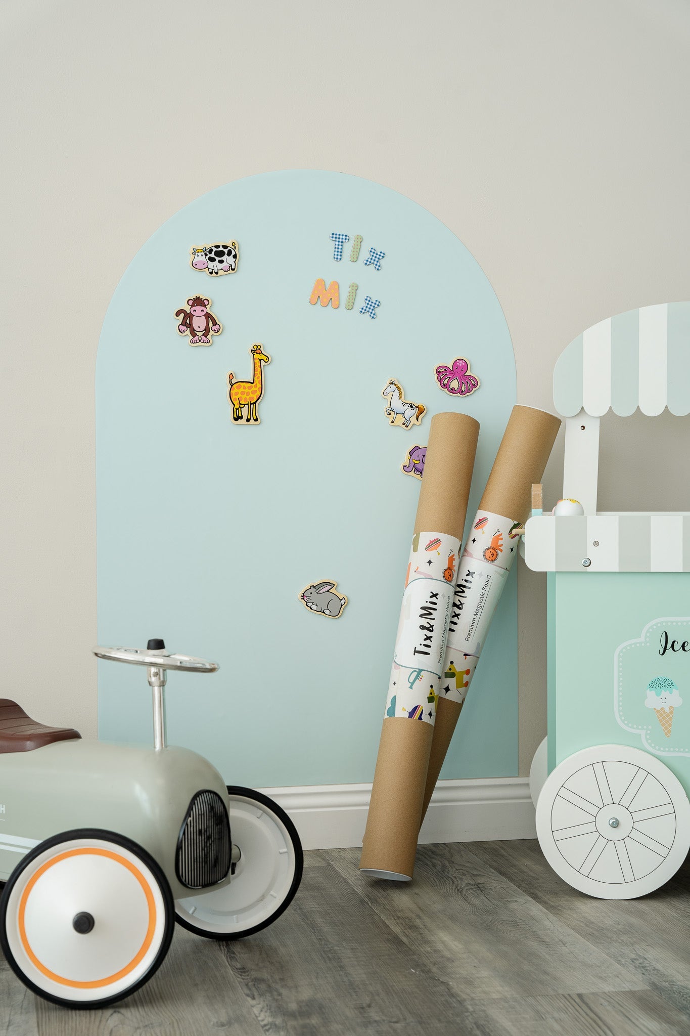 Tix & Mix magnetic wall decal
