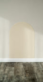 A product photo of Tix&Mix magnetic wall decal in white pudding variation attached on the wall.