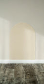A Tix&Mix white pudding magnetic wall decal on a clean white wall.
