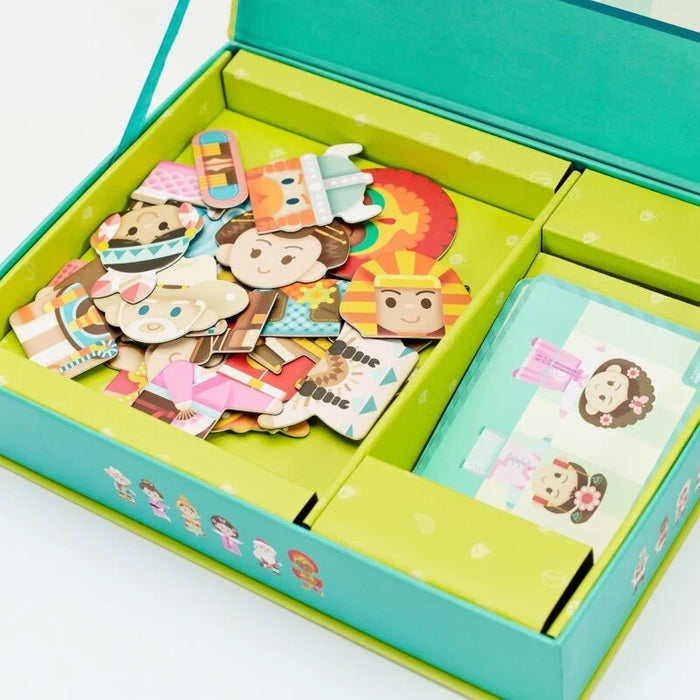 Magnetic People and Cultures Puzzle Set