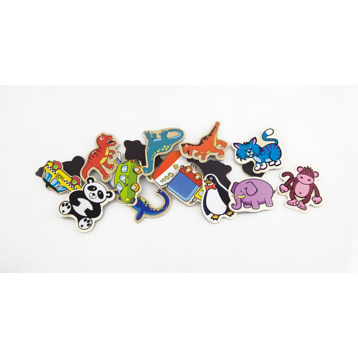 Wooden animal magnets (set of 20)