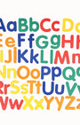 A collection of Tix&Mix wooden magnetic letters playset on a white background.