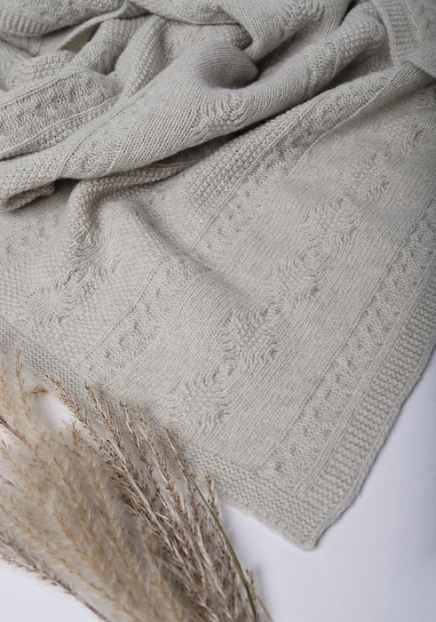 Merino wool blanket Cloud Whisper