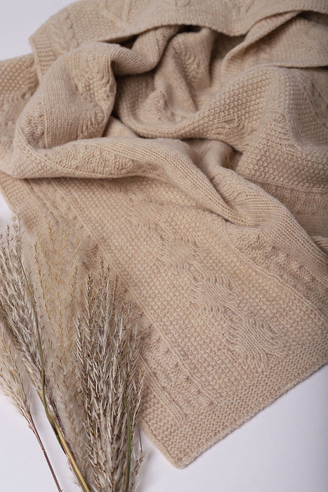 Merino wool blanket Sandy Shores