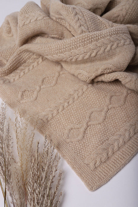 Merino wool blanket Sandy Shores