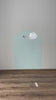 Two kids playing on a Tix&Mix magnetic wall decal in blue dream color.
