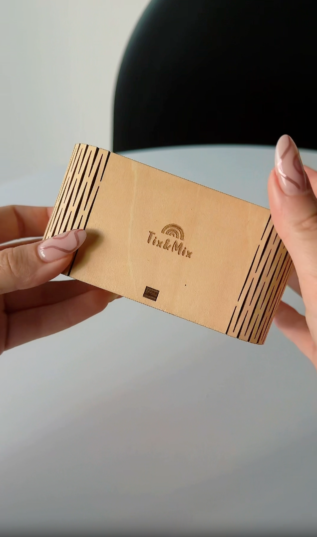 An unboxing and setup process of Tix&Mix magnetic mirror for kids.